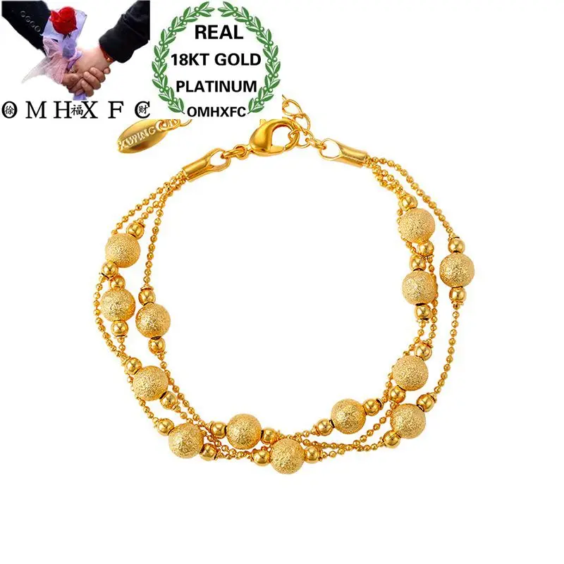 OMHXFC Wholesale European Fashion Woman Girl Bride Party Birthday Wedding Gift Vintage Multi-Lines Beads 18KT Gold Bracelet ES51
OMHXFC Wholesale European Fashion Woman Girl Bride Party Birthday Wedding Gift Vintage Multi-Lines Beads 18KT Gold Bracelet ES51