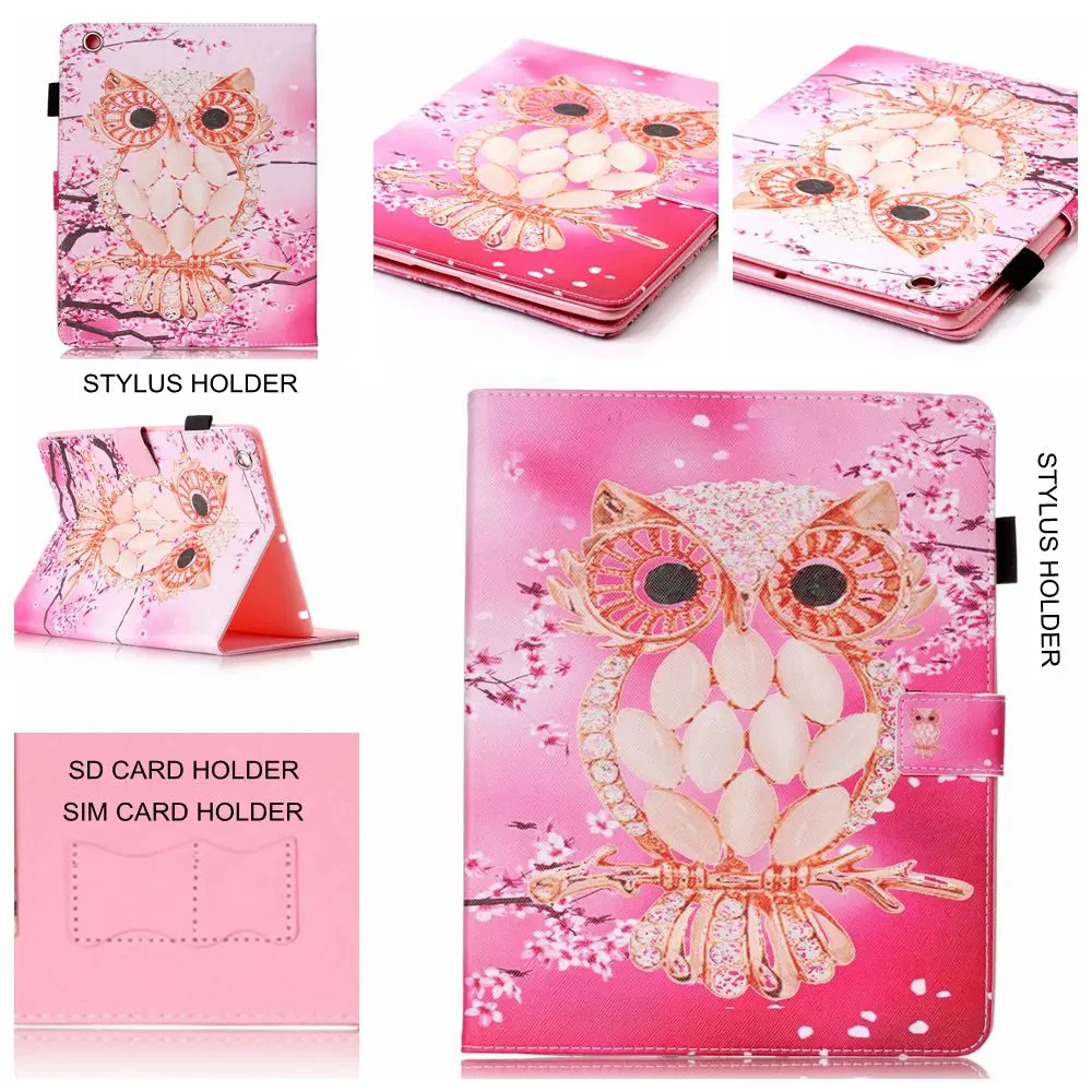 Чехол подставка из мягкого ТПУ и искусственной кожи для Apple iPad 2 3 4 9 7 дюйма|case for