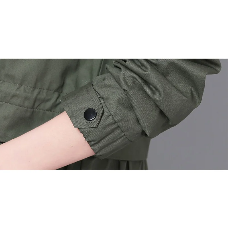 2020 Spring New Hooded Women's Coat Fashion Fat MM Medium Long Plus Size Slim pocket zipper Windbreaker Jacket Female ODFVEBX
2020 Spring New Hooded Women's Coat Fashion Fat MM Medium Long Plus Size Slim pocket zipper Windbreaker Jacket Female ODFVEBX