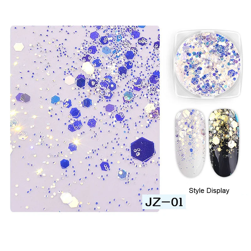 Fashion 2pcs Mix Designs Nail Sequins Colorful Nail Glitter Powder DIY Symphony Crystal Diamond Nail Art Decoration Beauty Tools
Fashion 2pcs Mix Designs Nail Sequins Colorful Nail Glitter Powder DIY Symphony Crystal Diamond Nail Art Decoration Beauty Tools