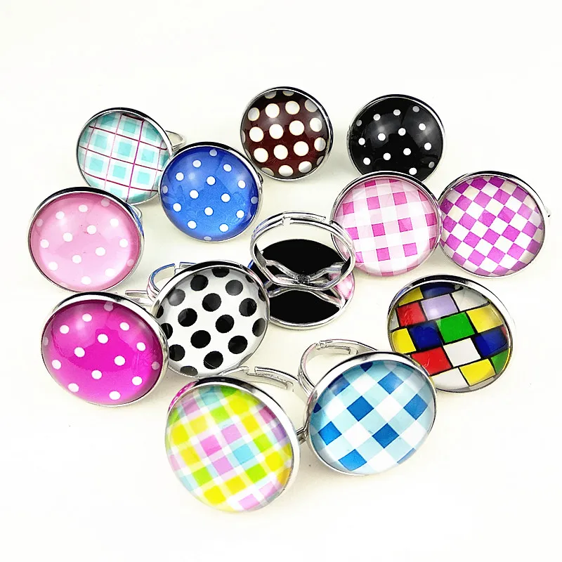 Jiangzimei 24pcs Dot, Lattice,Daisy, Chrysanthemum,Cashew Flower mandala Ring Glass Cabochon finger ring for women Girl
Jiangzimei 24pcs Dot, Lattice,Daisy, Chrysanthemum,Cashew Flower mandala Ring Glass Cabochon finger ring for women Girl