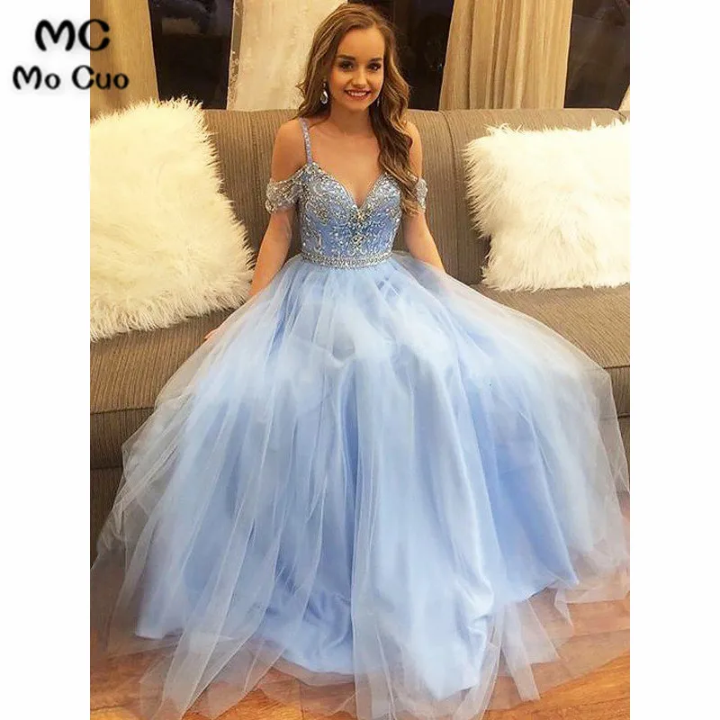 Princess Evening Dresses 2019 Long with Beaded Crystals vestidos de fiesta Tulle robe de soiree Evening Dresses long
Princess Evening Dresses 2019 Long with Beaded Crystals vestidos de fiesta Tulle robe de soiree Evening Dresses long