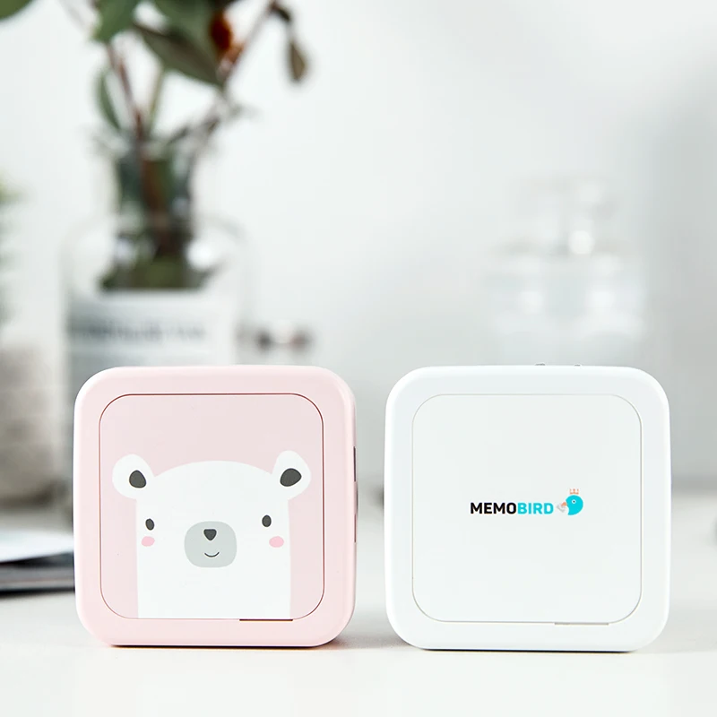 Беспроводной Компактный термопринтер с bluetooth мобильный принтер для изображений