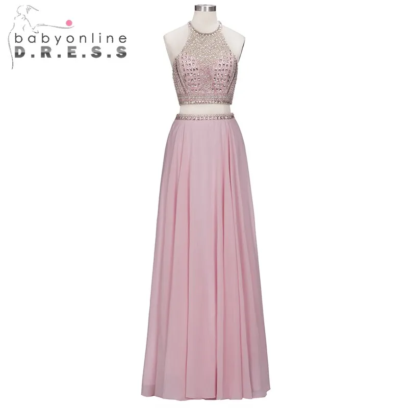 Two Pieces Heavy Beaded Elegant Prom Dresses Long Crystal Chiffion Party Dresses O Neck Floor Length Dress Vestido De Noiva
Two Pieces Heavy Beaded Elegant Prom Dresses Long Crystal Chiffion Party Dresses O Neck Floor Length Dress Vestido De Noiva