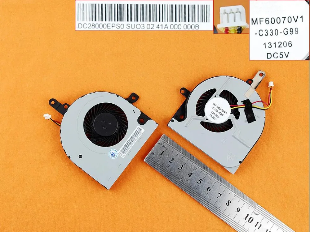 New Laptop Cooling Fan for Toshiba Satellite C55-B C55T-B C50G-B Original PN: MF60070V1-C330-G99 CPU Cooler/Radiator
New Laptop Cooling Fan for Toshiba Satellite C55-B C55T-B C50G-B Original PN: MF60070V1-C330-G99 CPU Cooler/Radiator