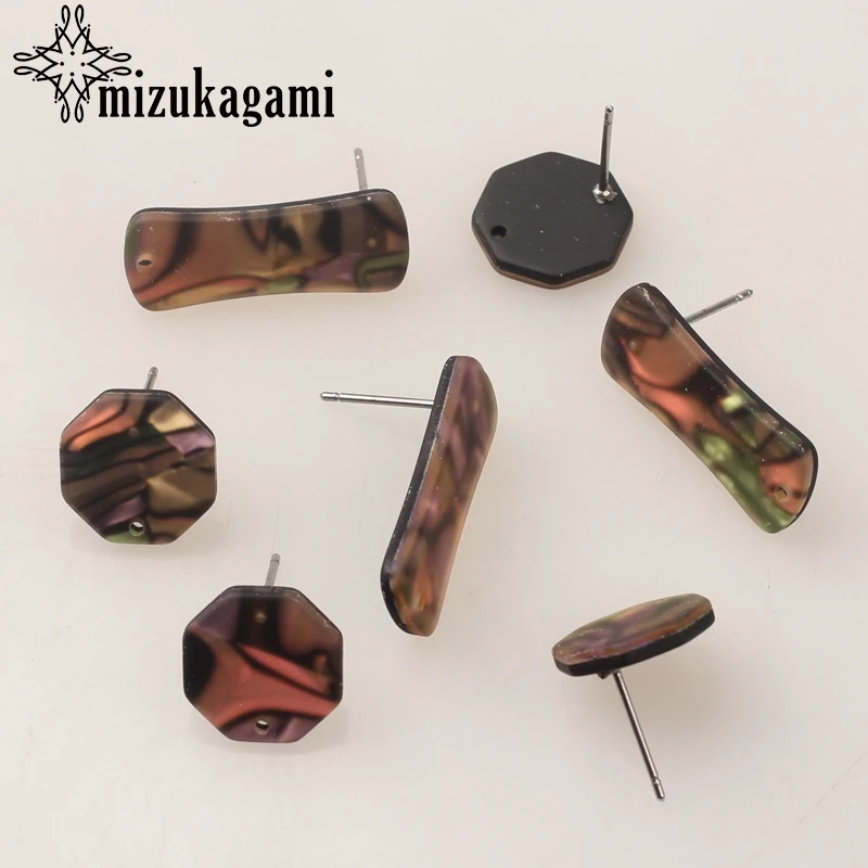 Resin Tortoiseshell Imitation Abalone Shell Geometric Hexagon Base Earrings Connectors DIY Earrings Making Finding Accessories
Resin Tortoiseshell Imitation Abalone Shell Geometric Hexagon Base Earrings Connectors DIY Earrings Making Finding Accessories