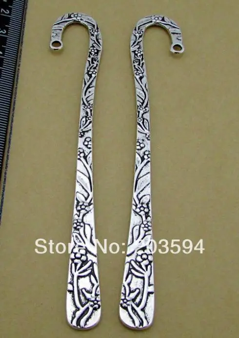 Wholesale 10Pcs /Lots Tiebt silver Flower Bookmark Metal Bookmark with loop 122mm
Wholesale 10Pcs /Lots Tiebt silver Flower Bookmark Metal Bookmark with loop 122mm
