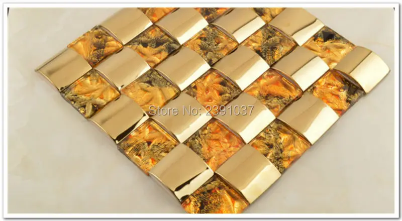 Brand New 1BOX (11sheets) Metal Crystal Glass 3D Mosaic Tile Wall tile kitchen backsplash ceiling tile Free shipping
Brand New 1BOX (11sheets) Metal Crystal Glass 3D Mosaic Tile Wall tile kitchen backsplash ceiling tile Free shipping