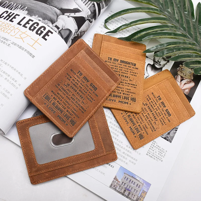 Slim RFID Blocking Leather Wallet Credit ID Card Holder Purse Money Case for Men Women 2019 Fashion Bag Laser Words
Slim RFID Blocking Leather Wallet Credit ID Card Holder Purse Money Case for Men Women 2019 Fashion Bag Laser Words