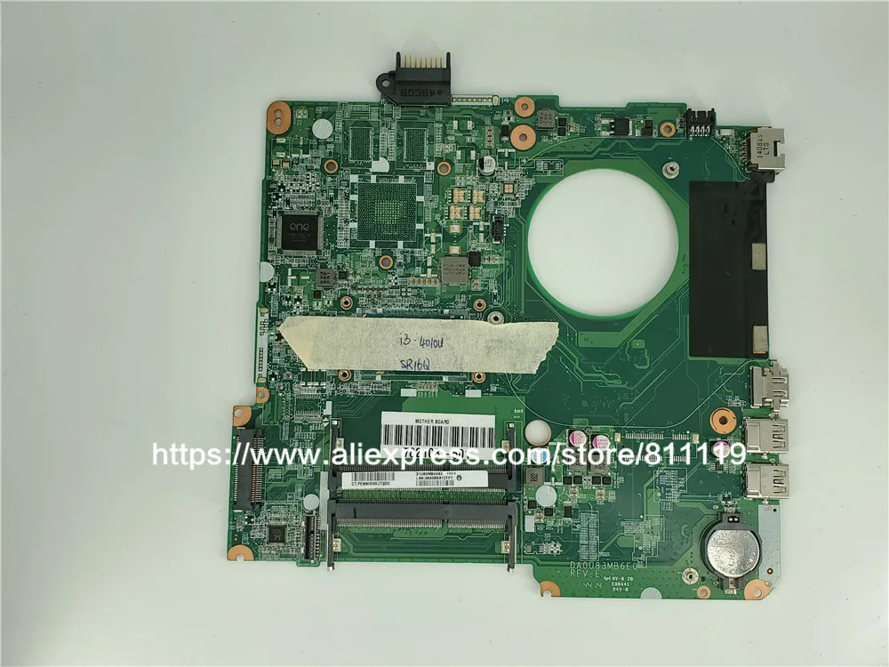 Материнская плата yourui для ноутбука HP 15-F 15-F010DX DDR3L 782103-501 782103-001 с процессором i3-4010u DA0U83MB6E0 100% протестирована Быстрая доставка
Материнская плата yourui для ноутбука HP 15-F 15-F010DX DDR3L 782103-501 782103-001 с процессором i3-4010u DA0U83MB6E0 100% протестирована Быстрая доставка