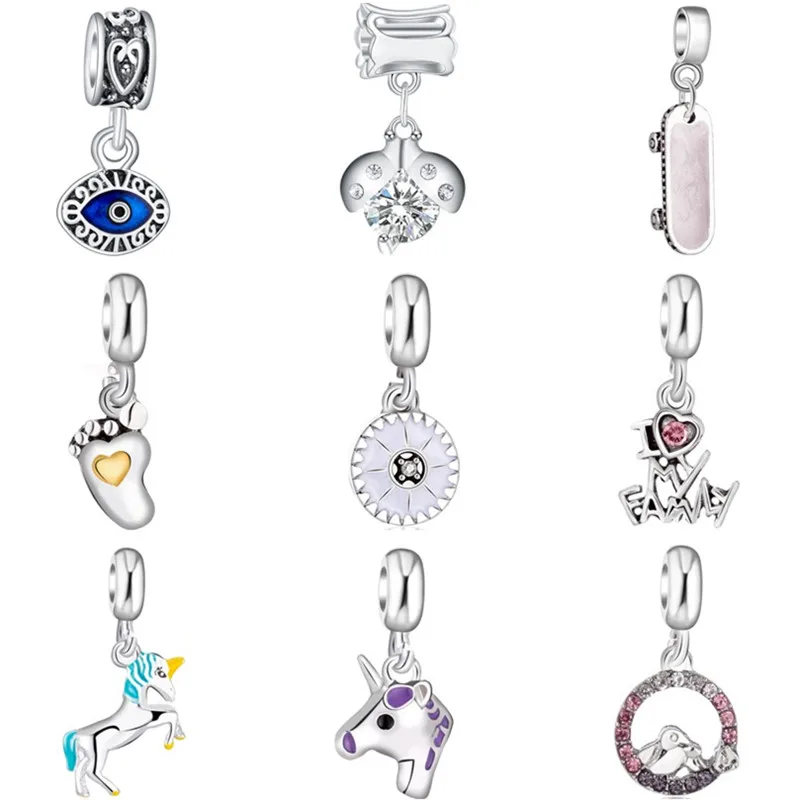 European Luxurious Crystal Horse Bird Bear Squirrel Skateboard Evil Eyes Beads Fit Original Brand Charms for Women DIY Jewelry
European Luxurious Crystal Horse Bird Bear Squirrel Skateboard Evil Eyes Beads Fit Original Brand Charms for Women DIY Jewelry