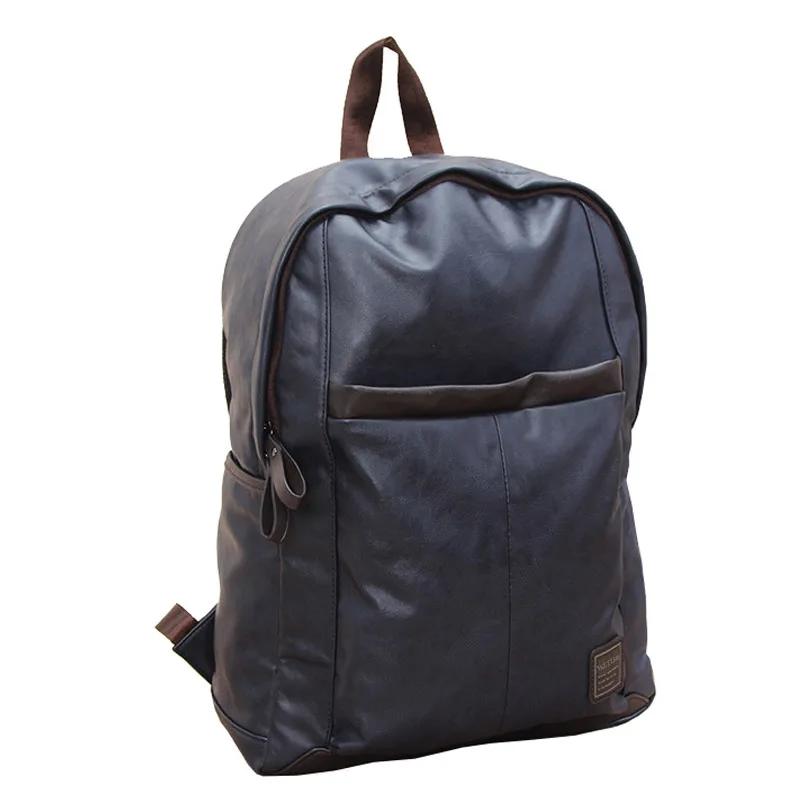 BAIJIAWEI хит продаж мужской кожаный рюкзак с масляным воском сумки в студенческом