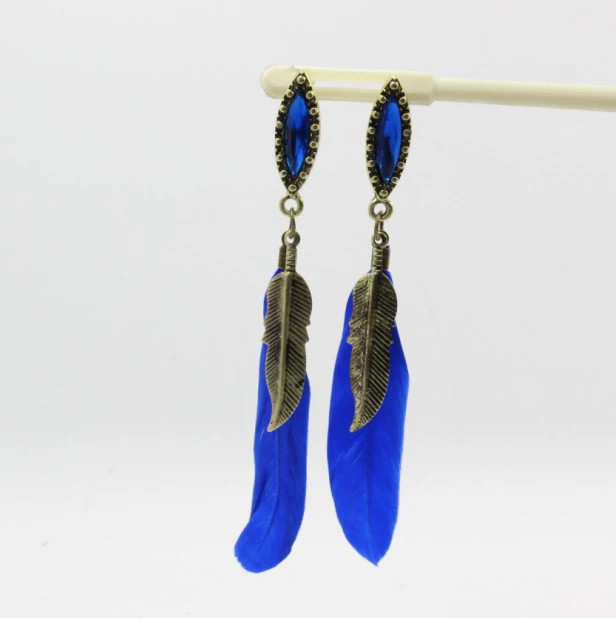 Lots 2 Pairs 2 Style Charms Drop Feather Leaf Earrings Bronze Extra Long Big Earrings For Women Jewellery
Lots 2 Pairs 2 Style Charms Drop Feather Leaf Earrings Bronze Extra Long Big Earrings For Women Jewellery