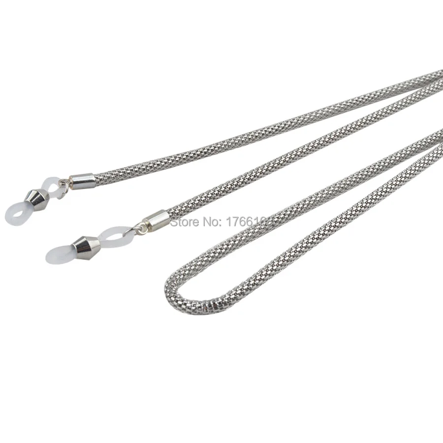New Round Stainless steel metal Cords for Reading Sunglasses Neck Chain Cords Holder Glasses Silver Metal Strap Spectacles
New Round Stainless steel metal Cords for Reading Sunglasses Neck Chain Cords Holder Glasses Silver Metal Strap Spectacles