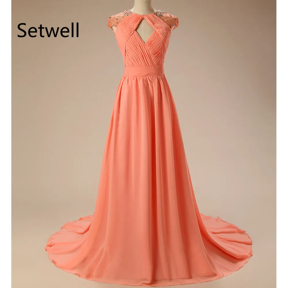 Setwell 2017 Sexy Backless Prom Dresses Sweep Train Summer Chiffon Prom Dress New Hot Sequin Evening Gown Custom Made Dress
Setwell 2017 Sexy Backless Prom Dresses Sweep Train Summer Chiffon Prom Dress New Hot Sequin Evening Gown Custom Made Dress