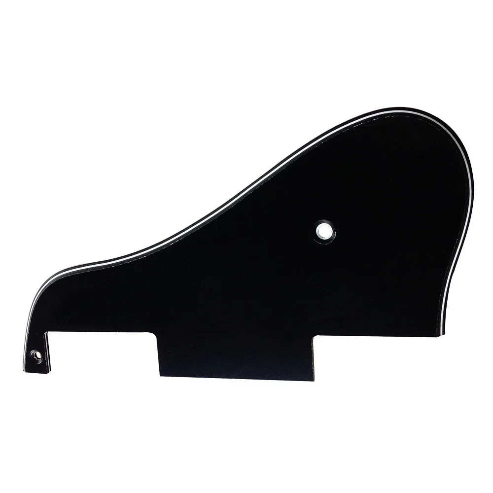 Pleroo Custom гитара pickgaurd для ES 339 PRO Гитара Pickguard Scratch Plate 3 слоя черный|Детали и