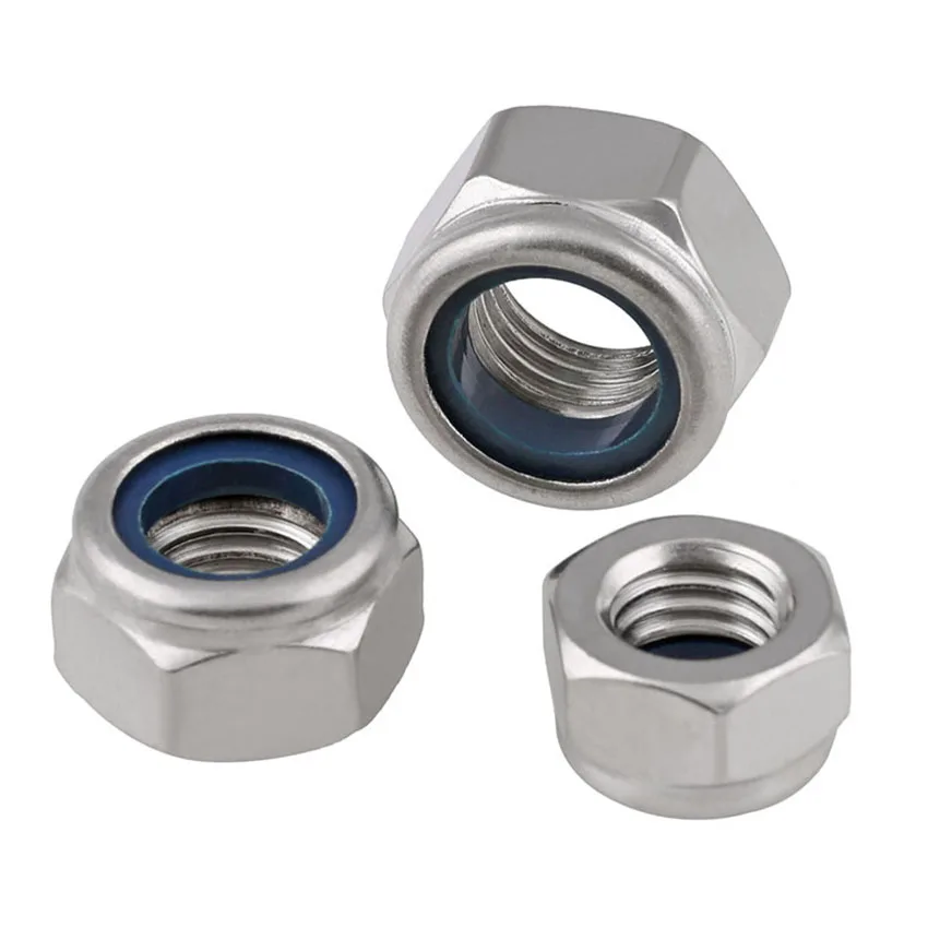 20Pcs DIN985 M6 M8 M10 M12 M14 M16 M20 304/316/201 Stainless Steel Nylon Self-locking Hex Nuts Locknut Slip Lock Nuts
20Pcs DIN985 M6 M8 M10 M12 M14 M16 M20 304/316/201 Stainless Steel Nylon Self-locking Hex Nuts Locknut Slip Lock Nuts