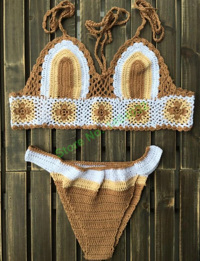 Crochet bikini swimwear bandage sexy white bikini femal bathing suit young girls bikinis women Weave biquini crochet swimsuit
Crochet bikini swimwear bandage sexy white bikini femal bathing suit young girls bikinis women Weave biquini crochet swimsuit