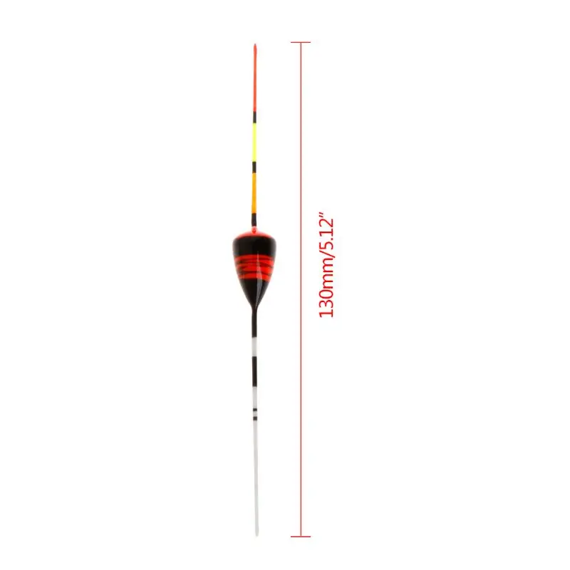 5 Pcs/set Fishing Float Small Fish Ice Carp Trout Fluorescent Shallow Water Shaft Wood Floats Stick Tackle Accessories | Спорт и