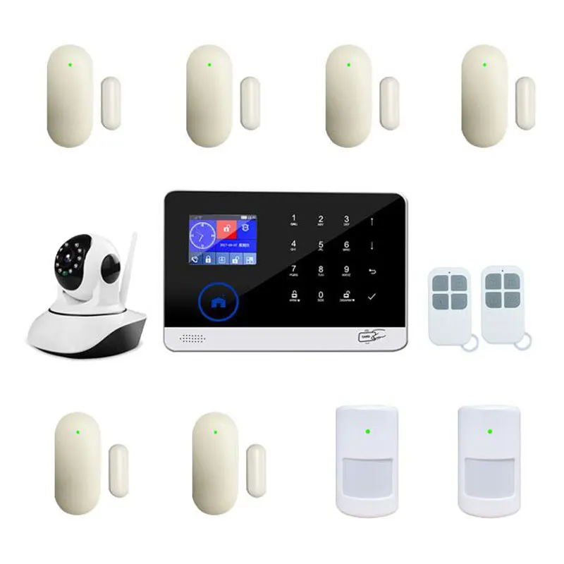 Smart Home Wireless 3G GSM Wifi Network Burglar Alarm Security System SMS Phone App Push Alert Anti Fire Wired Sensor Detector
Smart Home Wireless 3G GSM Wifi Network Burglar Alarm Security System SMS Phone App Push Alert Anti Fire Wired Sensor Detector