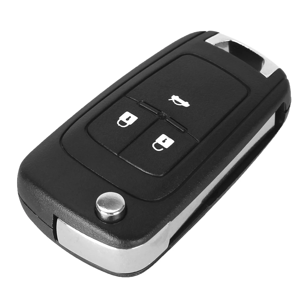 Dandkey Флип складной Оболочки для Chevrolet Cruze удаленный ключевой чехол Keyless Брелок 3