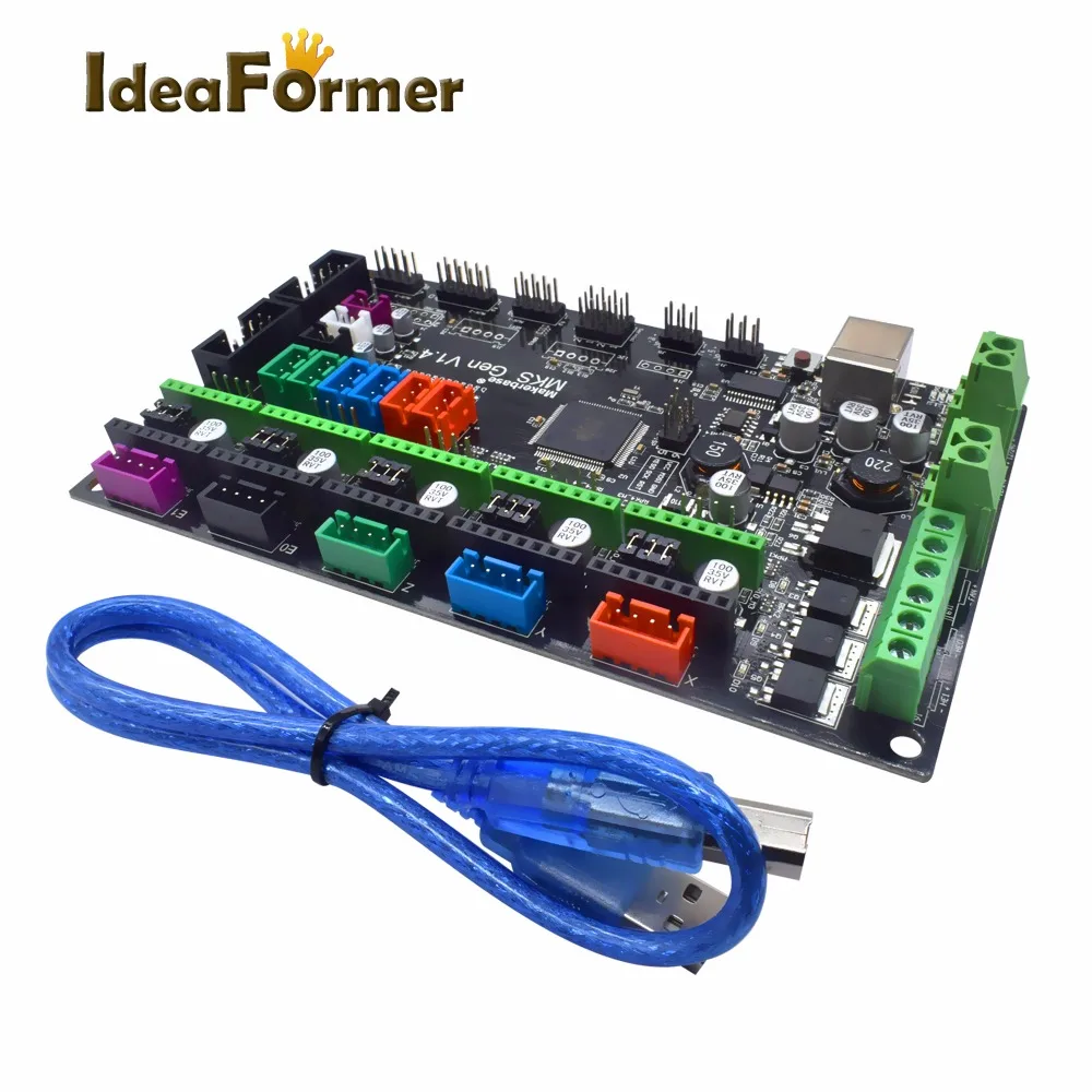 3D Printer Parts MKS Gen V1.4 Control Board Mega 2560 R3 motherboard RepRap Ramps1.4 +TMC2130/TMC2208/DRV8825 /A4988 Driver
3D Printer Parts MKS Gen V1.4 Control Board Mega 2560 R3 motherboard RepRap Ramps1.4 +TMC2130/TMC2208/DRV8825 /A4988 Driver