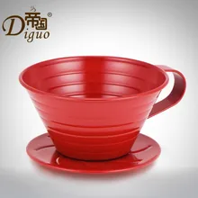 Diguo Кофе Капельница Серии Волна Капельницами Фильтр 1 4 Чашки|cup