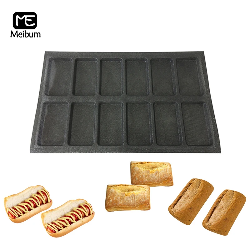Meibum 12 Полость черная пористая силиконовая форма длинный батут Eclair Форма Квадратный лоток для хлеба модульная Антипригарная посуда для выпе...
Meibum 12 Полость черная пористая силиконовая форма длинный батут Eclair Форма Квадратный лоток для хлеба модульная Антипригарная посуда для выпе...