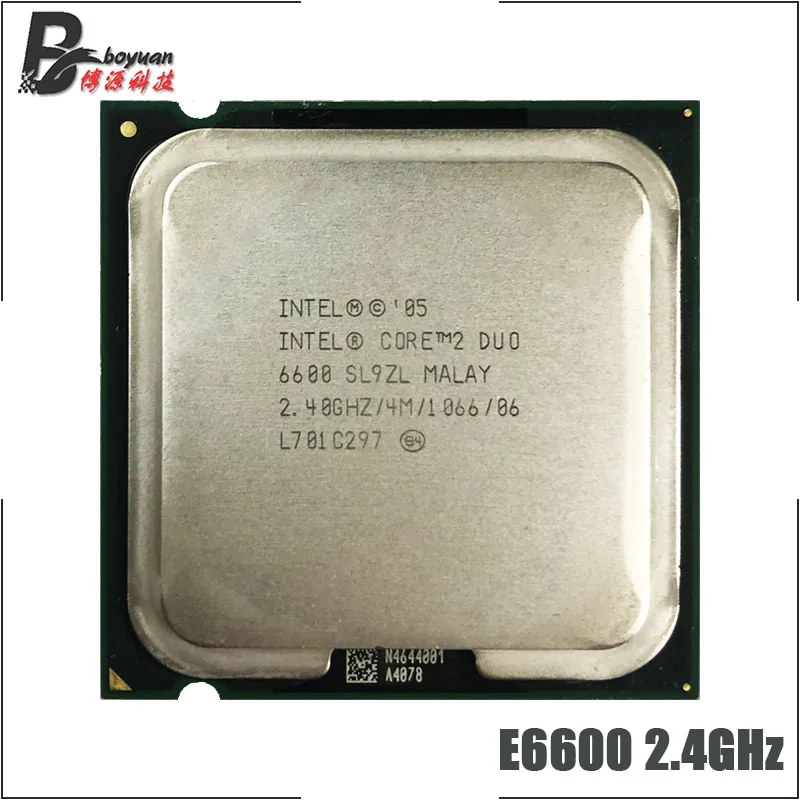 Процессор Intel Core 2 Duo E6600 4 ГГц двухъядерный МБ 65 Вт 1066 LGA 775 | Компьютеры и офис