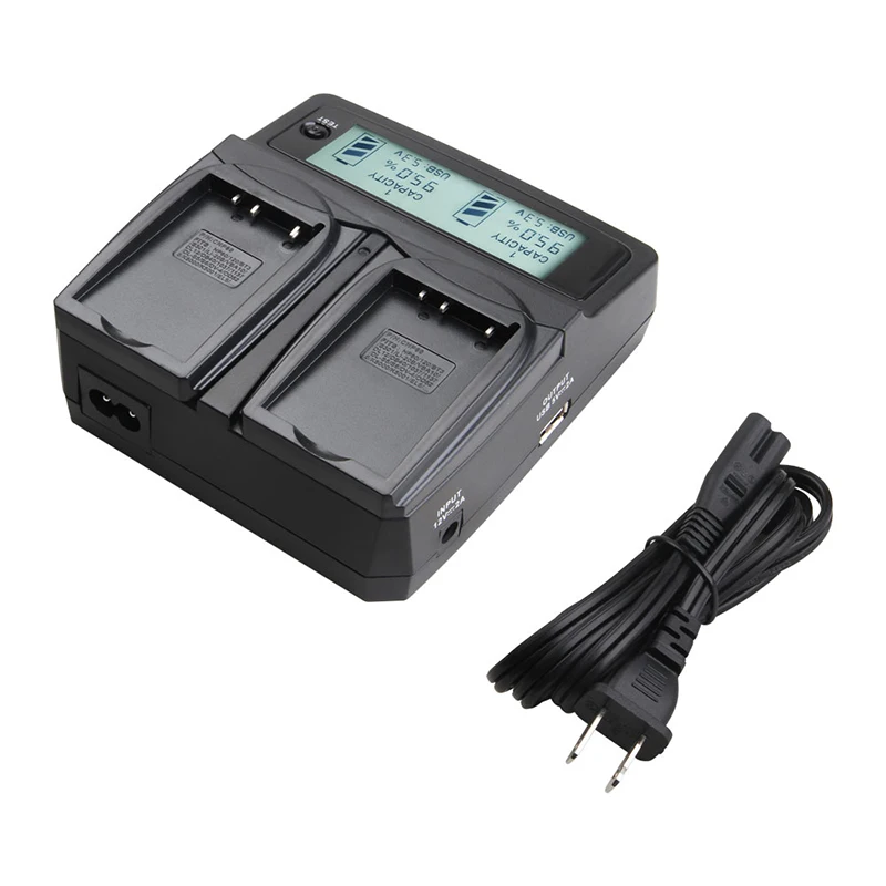 Фото Udoli DB L40 дБ двойное зарядное устройство для SANYO DBL40 L40AU L40A VPC HD700 HD800 DMX AA/AAA