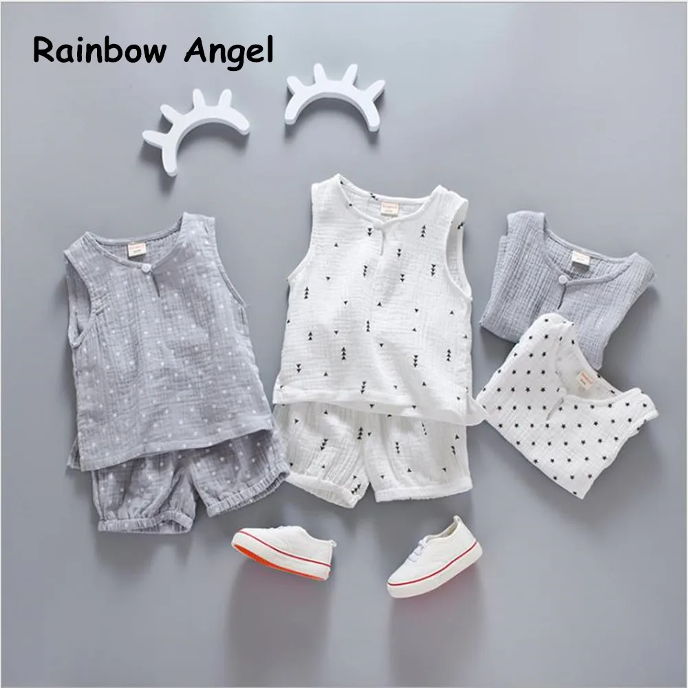 Children's Vest Set New 2019 Summer Baby Clothing Sets Sport Suit Boys And Girls Sleeveless Vest Shorts Set Body Suit
Children's Vest Set New 2019 Summer Baby Clothing Sets Sport Suit Boys And Girls Sleeveless Vest Shorts Set Body Suit
