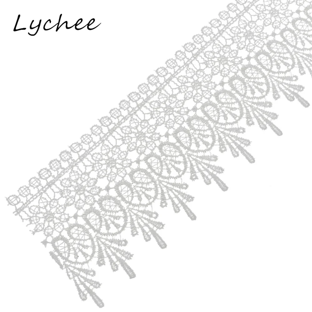 Lychee, 5 ярдов, белая Цветочная вышивка, тюль, кружевная отделка для женщин, «сделай сам», свадебное платье, шитье одежды
Lychee, 5 ярдов, белая Цветочная вышивка, тюль, кружевная отделка для женщин, «сделай сам», свадебное платье, шитье одежды