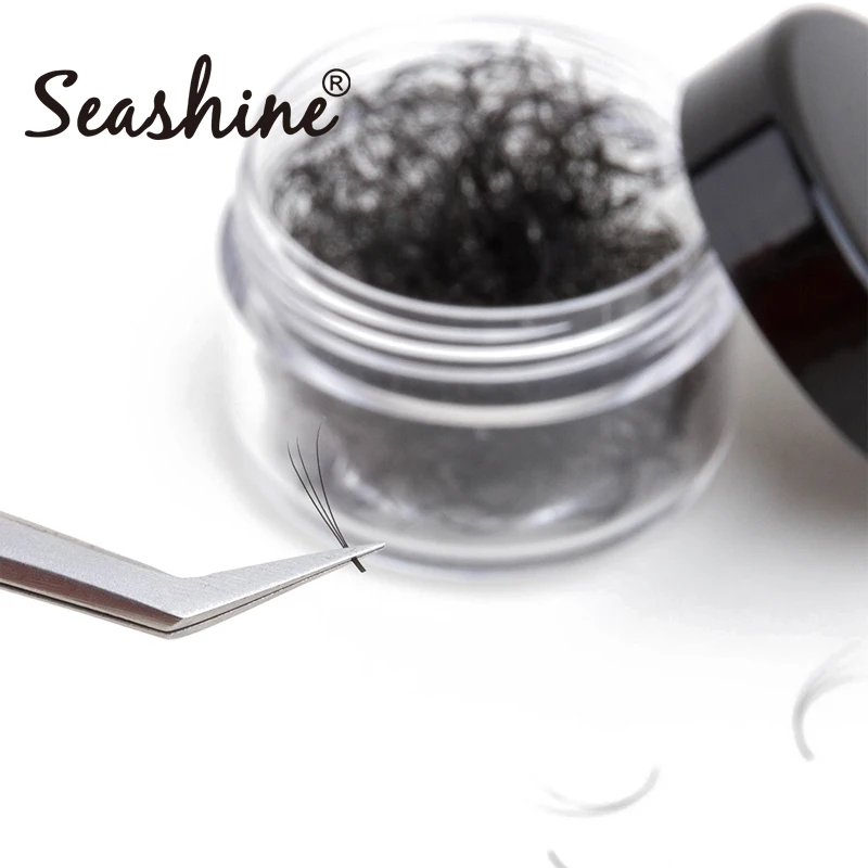 Seashine Volume Fans Lashes Short Stem Premade fans Lashes Jar 500/1000Fans Pre Made Fans Eyelashes Extension
Seashine Volume Fans Lashes Short Stem Premade fans Lashes Jar 500/1000Fans Pre Made Fans Eyelashes Extension