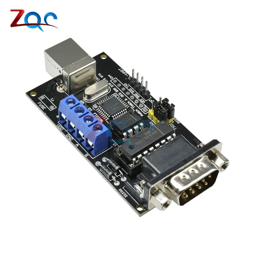 FT232BM FT232BL FTDI Стандартный USB к последовательному RS232 TTL UART RS485 DB9 адаптер конвертер контроллер плата модуля для Arduino
FT232BM FT232BL FTDI Стандартный USB к последовательному RS232 TTL UART RS485 DB9 адаптер конвертер контроллер плата модуля для Arduino