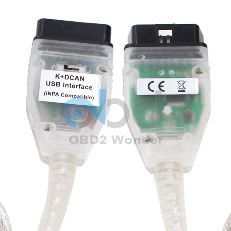 USB сканер INPA с 20 контактным на 16 контактный OBD2 кабелем для BMW Inpa K DCAN OBDII