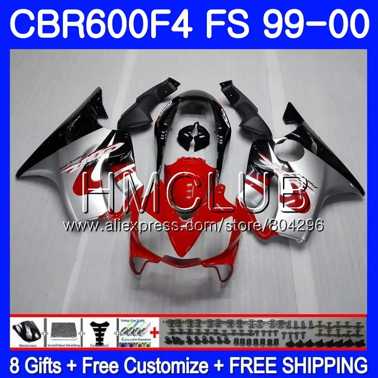 Кузов для HONDA CBR600F4 CBR600 F 4 RR CBR600 F4 99 00 60HM.13 CBR 600F4 CBR 600 FS CBR 600 F4 1999 2000 обтекатель серебристо-красный
Кузов для HONDA CBR600F4 CBR600 F 4 RR CBR600 F4 99 00 60HM.13 CBR 600F4 CBR 600 FS CBR 600 F4 1999 2000 обтекатель серебристо-красный