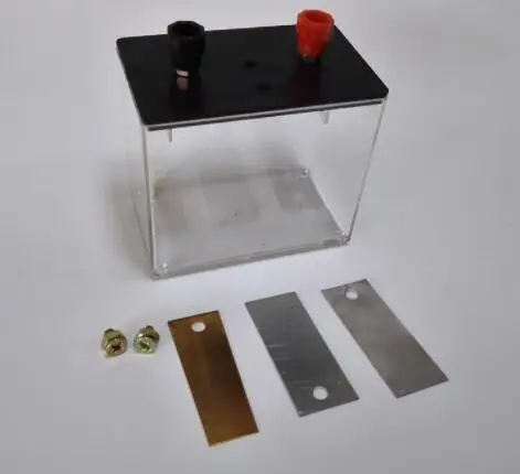 Galvanic cell experimenter Simulator Copper iron Zinc film three electrode chemical and physics teaching laboratory equipment
Galvanic cell experimenter Simulator Copper iron Zinc film three electrode chemical and physics teaching laboratory equipment