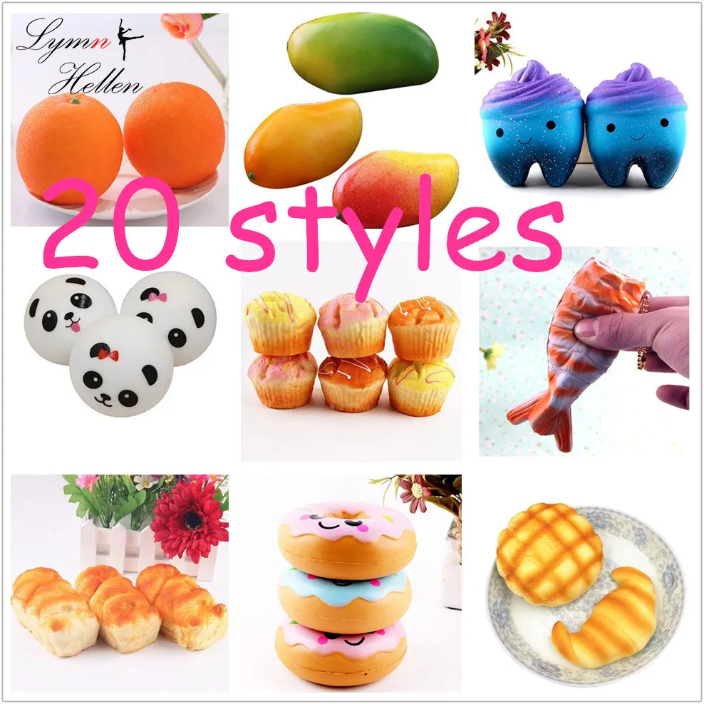Медленно Восстанавливающий форму Kawaii Jumbo Squishys антистресс очаровательный хлеб мультфильм обманка пресс ионы детская игрушка Сжимаемый прес...
Медленно Восстанавливающий форму Kawaii Jumbo Squishys антистресс очаровательный хлеб мультфильм обманка пресс ионы детская игрушка Сжимаемый прес...