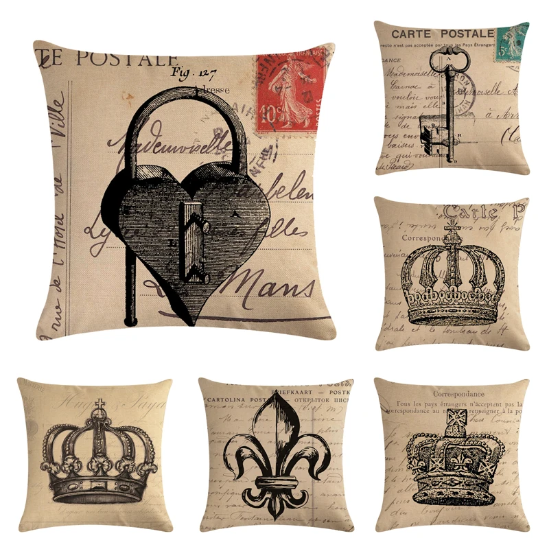 Crown Cushion Cover Love Heart for Sofa Home Decorative Throw Pillow Case Cotton Linen Couple Pillowcase Capa Almofada
Crown Cushion Cover Love Heart for Sofa Home Decorative Throw Pillow Case Cotton Linen Couple Pillowcase Capa Almofada
