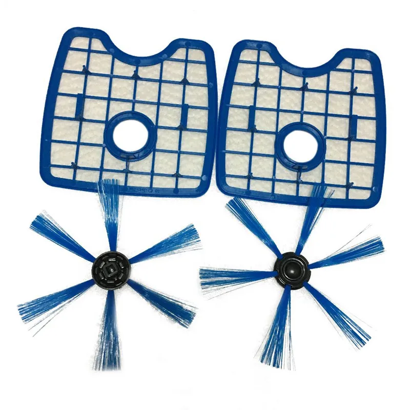Vacuum Cleaner 2 Filter Screen+2Round Brush For Philips Robot FC8820 FC8810 Sweeping Robot Accessories
Vacuum Cleaner 2 Filter Screen+2Round Brush For Philips Robot FC8820 FC8810 Sweeping Robot Accessories