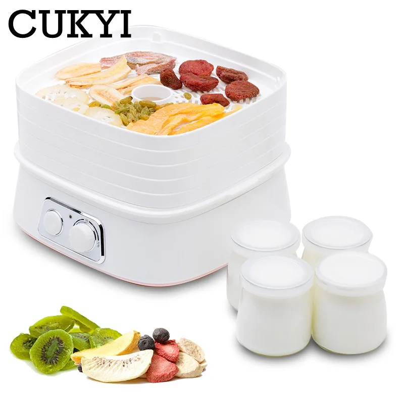 

Многофункциональный аппарат для сушки йогурта CUKYI 5 лотков с функциями сушка фруктов, овощей, трав, мяса, костей, закуски для домашних животн...