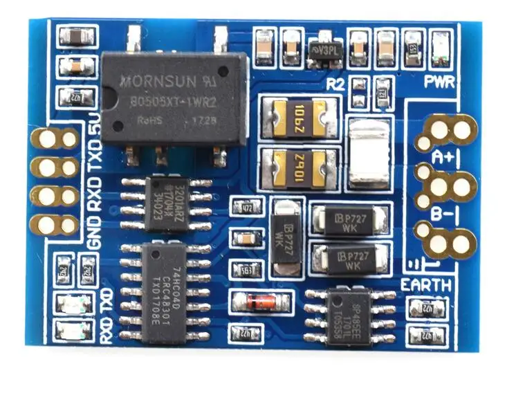 3.3V TTL to RS485 isolation module 485 TO TTL module ADI ADUM3201 chip MORNSUN B0505XT Power isolation module RS485 TO TTL MODUL
3.3V TTL to RS485 isolation module 485 TO TTL module ADI ADUM3201 chip MORNSUN B0505XT Power isolation module RS485 TO TTL MODUL