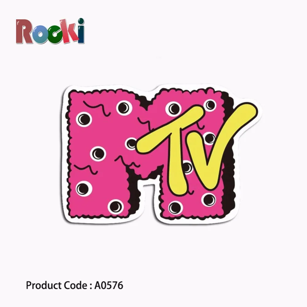 A0002 наклейки Музыка телевидения MTV Логотип Прохладный мультфильм