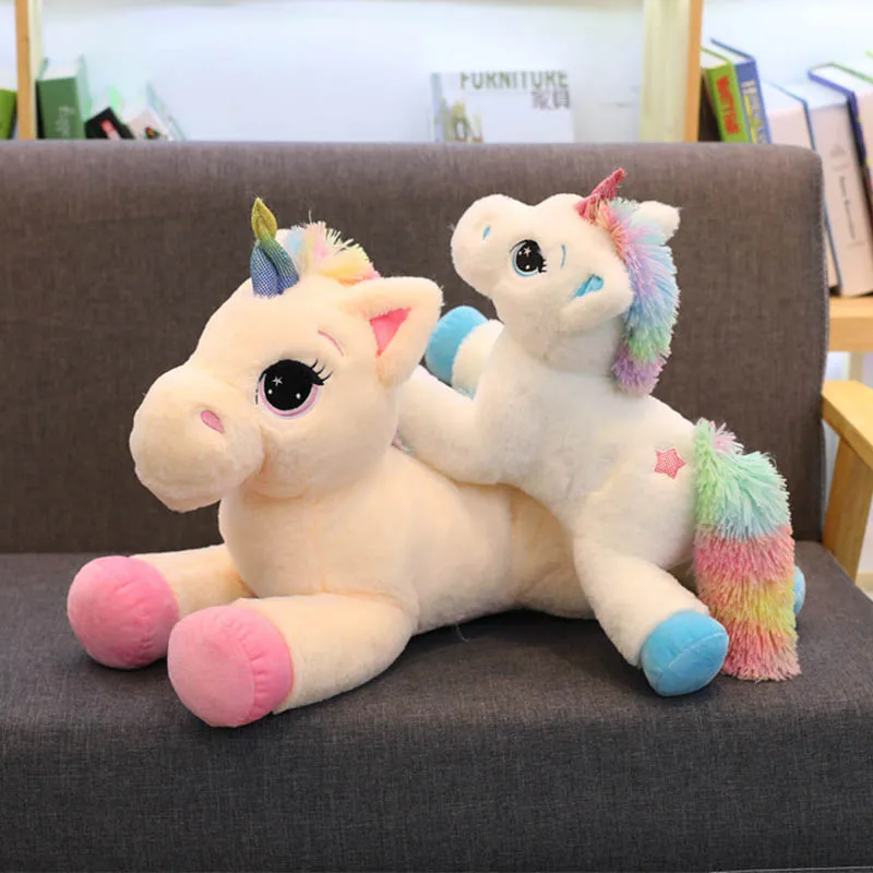 1pc 40/60/80cm 2 Patterns Cute Unicorn toys Plush stuffed Pegasus brinquedos Unicornio pillow Home ornament Children's Xmas gift
1pc 40/60/80cm 2 Patterns Cute Unicorn toys Plush stuffed Pegasus brinquedos Unicornio pillow Home ornament Children's Xmas gift