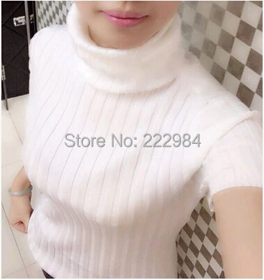 Autumn and winter sweater female short-sleeve turtleneck pullover sweater female slim elastic short-sleeve basic shirt tops
Autumn and winter sweater female short-sleeve turtleneck pullover sweater female slim elastic short-sleeve basic shirt tops