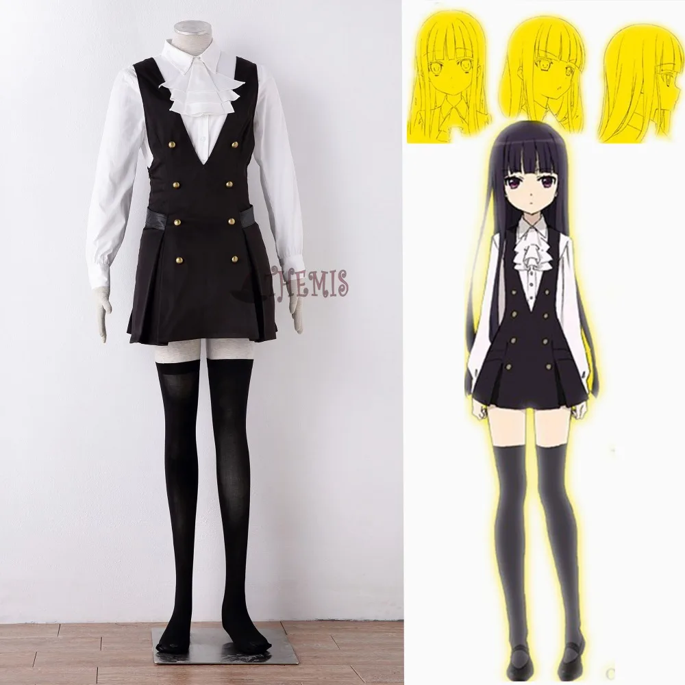 Athemis Inu x Boku SS Аниме Косплей ширакиин ририко косплей костюм Индивидуальный