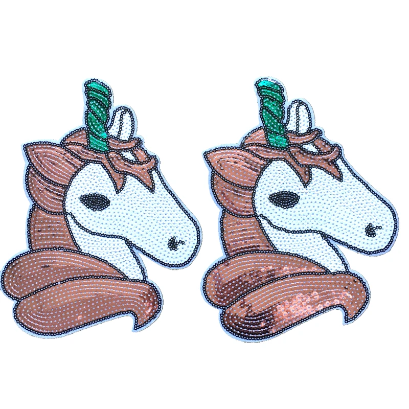 22x16cm Unicorn Sequined Patches Iron on Beading Paillettes Patches Decorative Accessories Big Motif Horse Sequin Patch 2PCS/lot
22x16cm Unicorn Sequined Patches Iron on Beading Paillettes Patches Decorative Accessories Big Motif Horse Sequin Patch 2PCS/lot