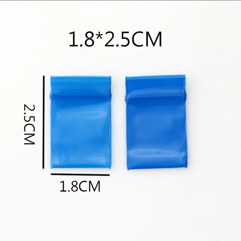 Mini Ziplock Baggies 1.8x2.5cm Small Blue Color Plastic Zipper Bag PE Bags 100pcs/lot For Coin Button
Mini Ziplock Baggies 1.8x2.5cm Small Blue Color Plastic Zipper Bag PE Bags 100pcs/lot For Coin Button