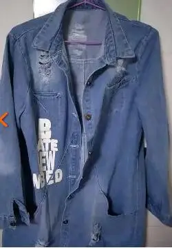 RLYAEIZ Plus Size 8XL Mid-Long Frayed Denim Jacket Women 2017 Spring Washing Hole Fashion Letter Printed Casual Jackets Coats
RLYAEIZ Plus Size 8XL Mid-Long Frayed Denim Jacket Women 2017 Spring Washing Hole Fashion Letter Printed Casual Jackets Coats