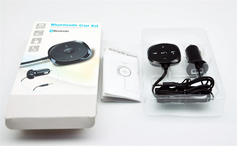 Bluetooth FM Transmitter Handsfree Car Kit for Car MP3 Player Music Player Radio Car Charger
Bluetooth FM Transmitter Handsfree Car Kit for Car MP3 Player Music Player Radio Car Charger